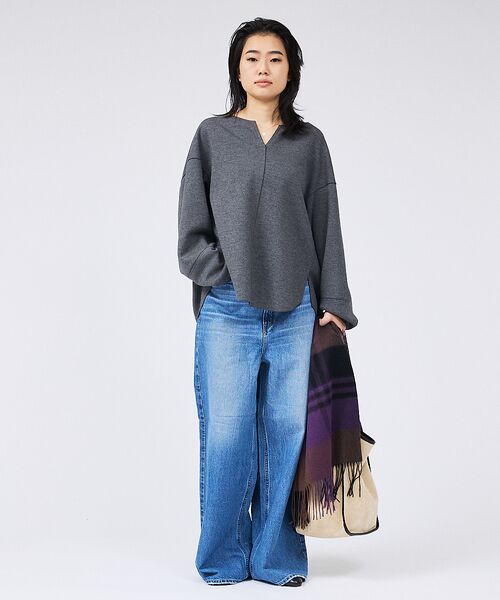 Rouge vif la cle / ルージュ・ヴィフ ラクレ デニムパンツ | 【upper hights/アッパーハイツ】THE LIAM ハイライズワイドデ | 詳細4