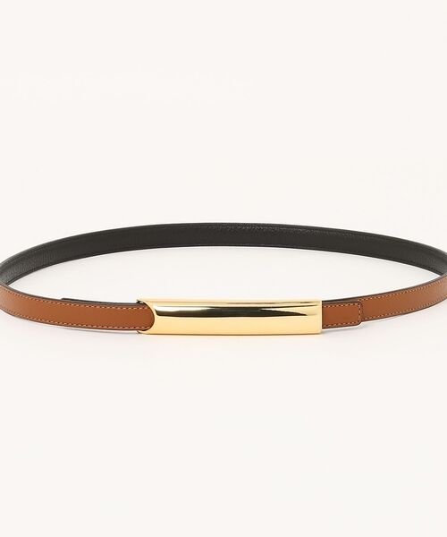 Rouge vif la cle / ルージュ・ヴィフ ラクレ ベルト・サスペンダー | 【ATELIER AMBOISE/アトリエ アンボワーズ】スリムリバーシブルベル | 詳細1