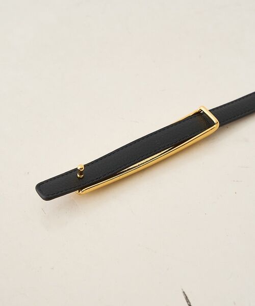 Rouge vif la cle / ルージュ・ヴィフ ラクレ ベルト・サスペンダー | 【ATELIER AMBOISE/アトリエ アンボワーズ】スリムリバーシブルベル | 詳細4