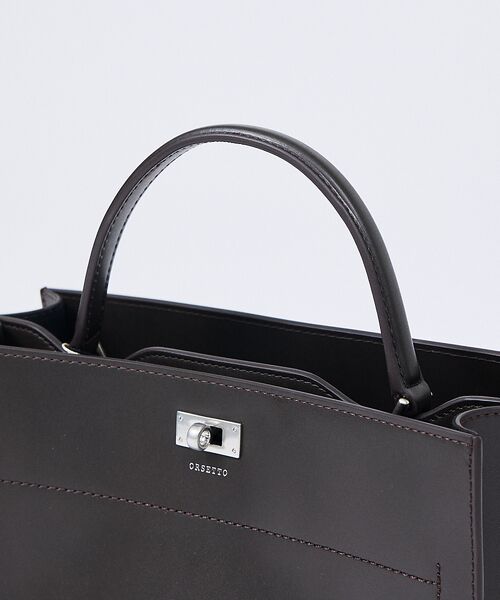 Rouge vif la cle / ルージュ・ヴィフ ラクレ ショルダーバッグ | 【ORSETTO/オルセット】SCATOLA スムースレザー 2WAYハンド/シ | 詳細10