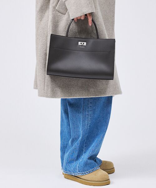 Rouge vif la cle / ルージュ・ヴィフ ラクレ ショルダーバッグ | 【ORSETTO/オルセット】SCATOLA スムースレザー 2WAYハンド/シ | 詳細2