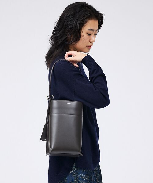 Rouge vif la cle / ルージュ・ヴィフ ラクレ ショルダーバッグ | 【ORSETTO/オルセット】SCATOLA スムースレザー ショルダーバッグ | 詳細1