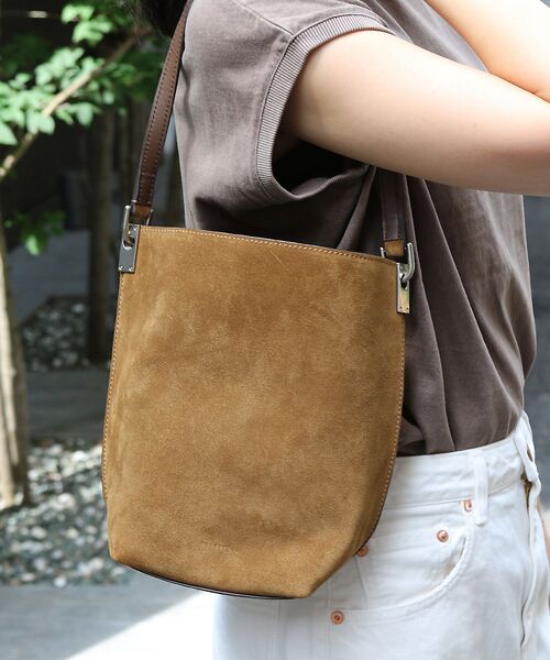 Rouge vif la cle / ルージュ・ヴィフ ラクレ ショルダーバッグ | 【ORSETTO/オルセット】RACOOLTOスウェードレザーショルダーバッグ | 詳細1