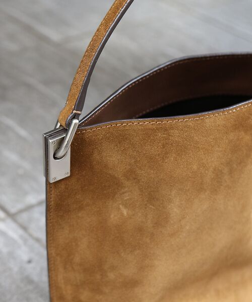 Rouge vif la cle / ルージュ・ヴィフ ラクレ ショルダーバッグ | 【ORSETTO/オルセット】RACOOLTOスウェードレザーショルダーバッグ | 詳細7