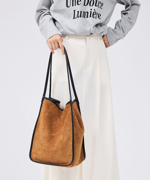 Rouge vif la cle / ルージュ・ヴィフ ラクレ トートバッグ | 【IOMMI/イオミ】フェイクスエード トートバッグ 巾着付き | 詳細7