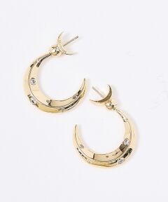 Rouge vif la cle / ルージュ・ヴィフ ラクレ ピアス・イヤリング | 【LILI CLASPE/リリクラスプ】LUNA EARRING ルナピアス【予
