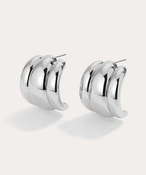 Rouge vif la cle / ルージュ・ヴィフ ラクレ ピアス・イヤリング | 【LILI CLASPE/リリクラスプ】ELSA SHIELD EARRINGS | 詳細2