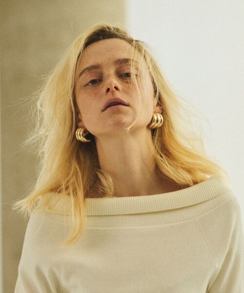 Rouge vif la cle / ルージュ・ヴィフ ラクレ ピアス・イヤリング | 【LILI CLASPE/リリクラスプ】ELSA SHIELD EARRINGS | 詳細6