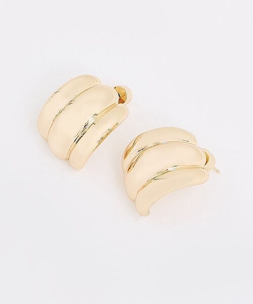 Rouge vif la cle / ルージュ・ヴィフ ラクレ ピアス・イヤリング | 【LILI CLASPE/リリクラスプ】ELSA SHIELD EARRINGS | 詳細9