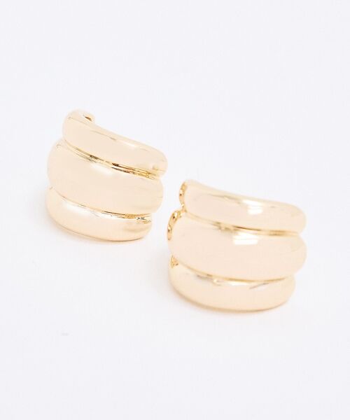 Rouge vif la cle / ルージュ・ヴィフ ラクレ ピアス・イヤリング | 【LILI CLASPE/リリクラスプ】ELSA SHIELD EARRINGS | 詳細10