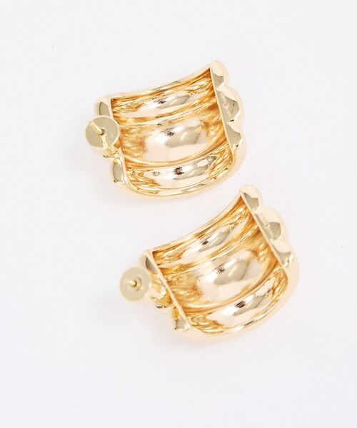 Rouge vif la cle / ルージュ・ヴィフ ラクレ ピアス・イヤリング | 【LILI CLASPE/リリクラスプ】ELSA SHIELD EARRINGS | 詳細11