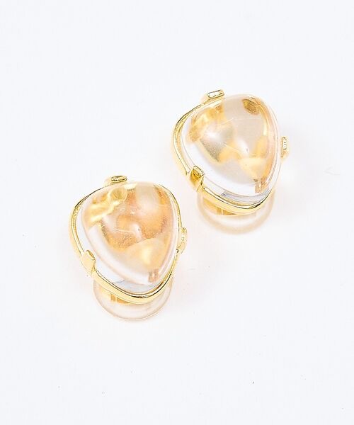 Rouge vif la cle / ルージュ・ヴィフ ラクレ ピアス・イヤリング | 【Kenneth Jay Lane/ケネス ジェイ レーン】クリアストーンイヤリ | 詳細2