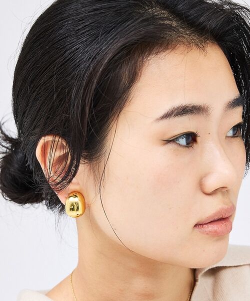 Rouge vif la cle / ルージュ・ヴィフ ラクレ ピアス・イヤリング | 【Kenneth Jay Lane/ケネス ジェイ レーン】オーバルイヤリング | 詳細1