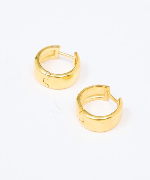 Rouge vif la cle / ルージュ・ヴィフ ラクレ ピアス・イヤリング | 【MC STUDIO/エムシースタジオ】ワイドフープピアス【予約】 | 詳細2