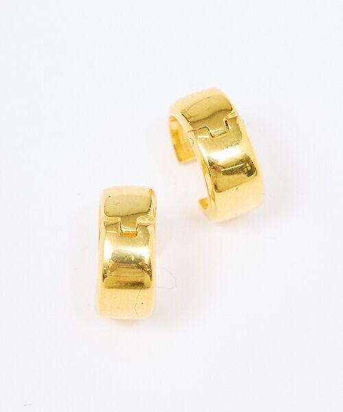 Rouge vif la cle / ルージュ・ヴィフ ラクレ ピアス・イヤリング | 【MC STUDIO/エムシースタジオ】ワイドフープピアス【予約】 | 詳細3