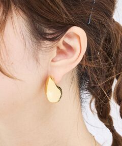 Rouge vif la cle / ルージュ・ヴィフ ラクレ ピアス・イヤリング | 【MC STUDIO/エムシースタジオ】ティアドロップ オーバルピアス【予約】