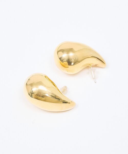 Rouge vif la cle / ルージュ・ヴィフ ラクレ ピアス・イヤリング | 【MC STUDIO/エムシースタジオ】ティアドロップ オーバルピアス【予約】 | 詳細2