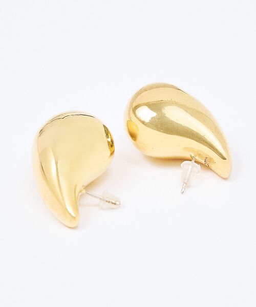 Rouge vif la cle / ルージュ・ヴィフ ラクレ ピアス・イヤリング | 【MC STUDIO/エムシースタジオ】ティアドロップ オーバルピアス【予約】 | 詳細3