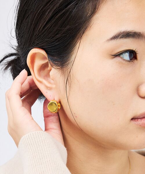 Rouge vif la cle / ルージュ・ヴィフ ラクレ ピアス・イヤリング | 【MC STUDIO/エムシースタジオ】キューブボリュームピアス【予約】 | 詳細1