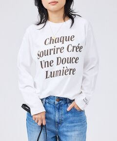 Rouge vif la cle / ルージュ・ヴィフ ラクレ Tシャツ | ロゴロングスリーブTシャツ【予約】