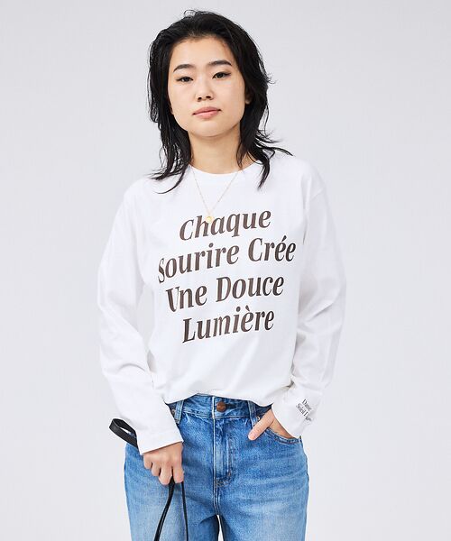 Rouge vif la cle / ルージュ・ヴィフ ラクレ Tシャツ | ロゴロングスリーブTシャツ | 詳細1