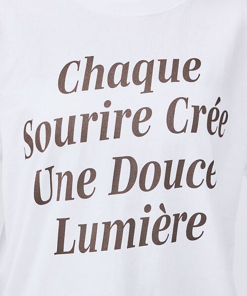 Rouge vif la cle / ルージュ・ヴィフ ラクレ Tシャツ | ロゴロングスリーブTシャツ | 詳細12