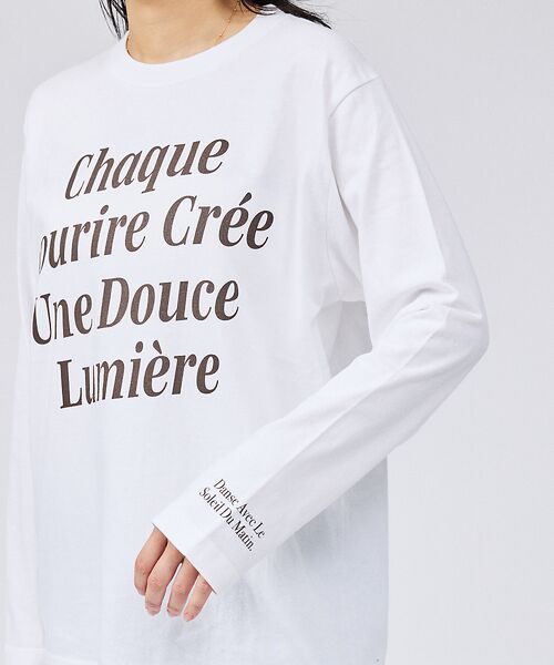 Rouge vif la cle / ルージュ・ヴィフ ラクレ Tシャツ | ロゴロングスリーブTシャツ | 詳細13