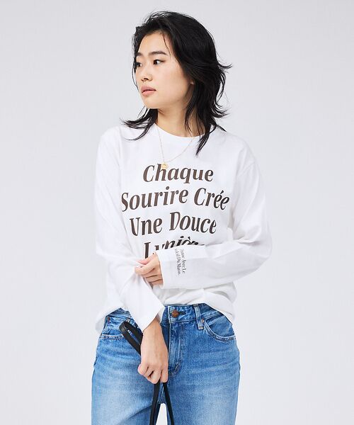 Rouge vif la cle / ルージュ・ヴィフ ラクレ Tシャツ | ロゴロングスリーブTシャツ | 詳細2