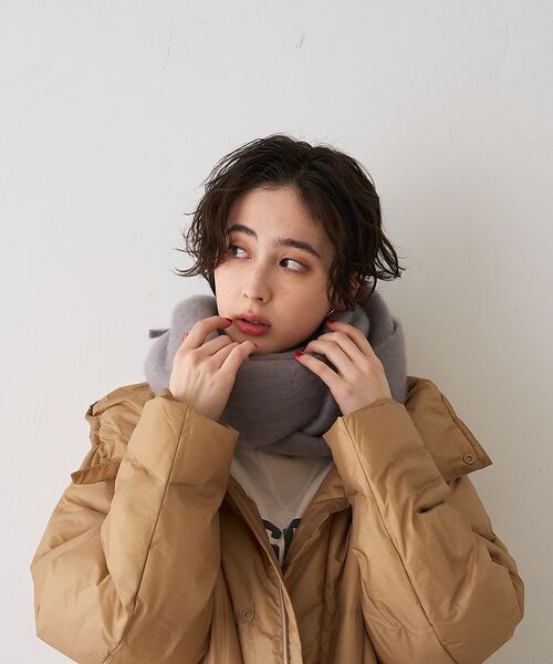 Rouge vif la cle / ルージュ・ヴィフ ラクレ マフラー・ショール・スヌード・ストール | 【一部店舗限定】ボリュームフリンジマフラー/ストール | 詳細9