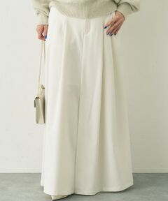 Rouge vif la cle / ルージュ・ヴィフ ラクレ ロング・マキシ丈スカート | 【人気追加】タックフレアマキシスカート【予約】