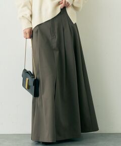 Rouge vif la cle / ルージュ・ヴィフ ラクレ ロング・マキシ丈スカート | 【人気追加】タックフレアマキシスカート【予約】