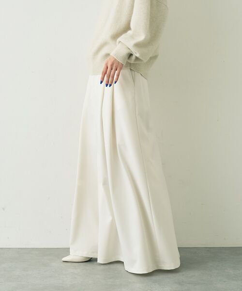 Rouge vif la cle / ルージュ・ヴィフ ラクレ ロング・マキシ丈スカート | 【人気追加】タックフレアマキシスカート | 詳細3