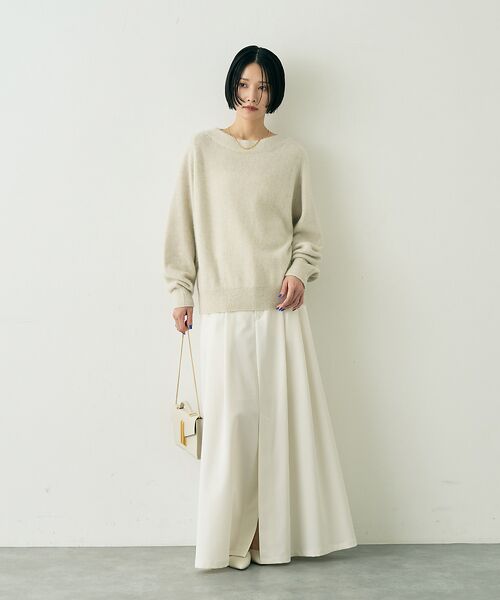 Rouge vif la cle / ルージュ・ヴィフ ラクレ ロング・マキシ丈スカート | 【人気追加】タックフレアマキシスカート | 詳細5