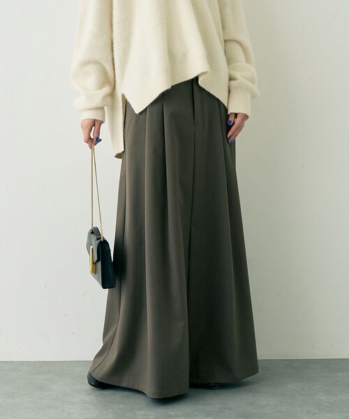 Rouge vif la cle / ルージュ・ヴィフ ラクレ ロング・マキシ丈スカート | 【人気追加】タックフレアマキシスカート | 詳細13