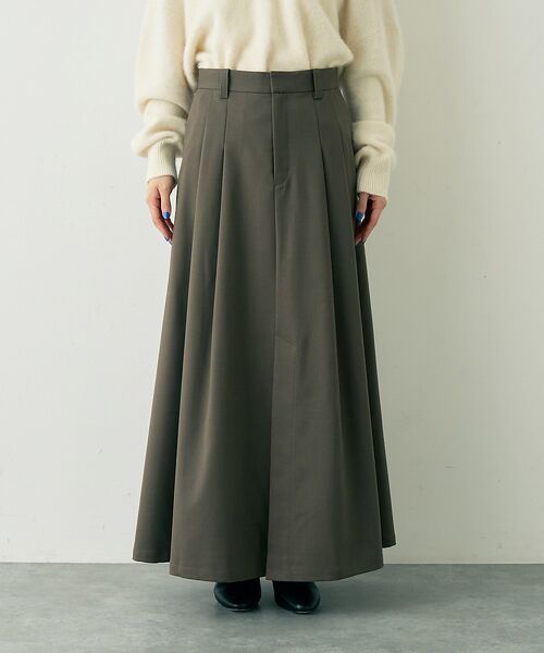 Rouge vif la cle / ルージュ・ヴィフ ラクレ ロング・マキシ丈スカート | 【人気追加】タックフレアマキシスカート | 詳細22