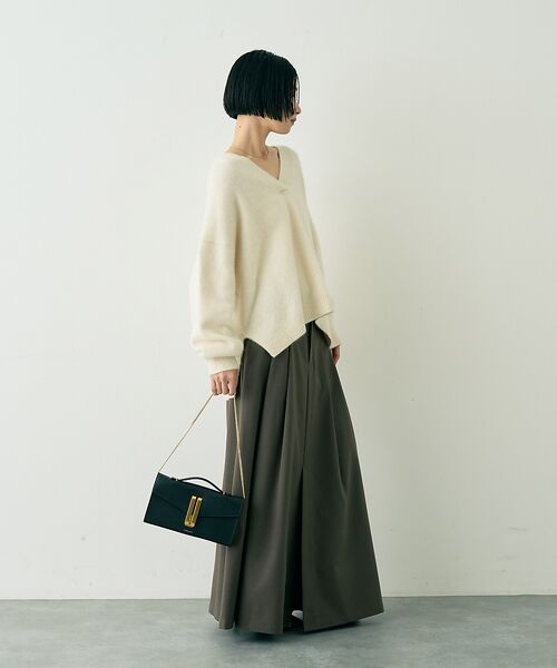 Rouge vif la cle / ルージュ・ヴィフ ラクレ ロング・マキシ丈スカート | 【人気追加】タックフレアマキシスカート | 詳細18