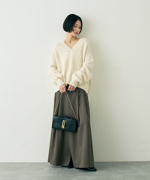 Rouge vif la cle / ルージュ・ヴィフ ラクレ ロング・マキシ丈スカート | 【人気追加】タックフレアマキシスカート | 詳細19