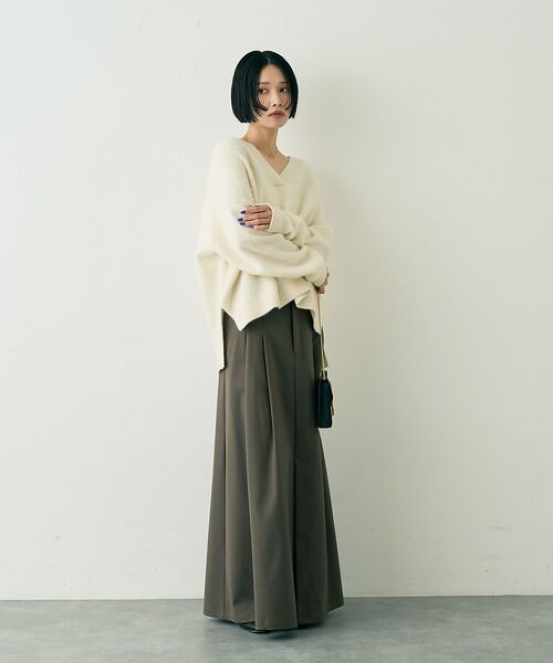 Rouge vif la cle / ルージュ・ヴィフ ラクレ ロング・マキシ丈スカート | 【人気追加】タックフレアマキシスカート | 詳細20