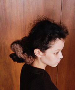 Rouge vif la cle / ルージュ・ヴィフ ラクレ ヘアアクセサリー | 【heyep／ヘイップ】ファーミンクシュシュ Faux Mink Scrunch