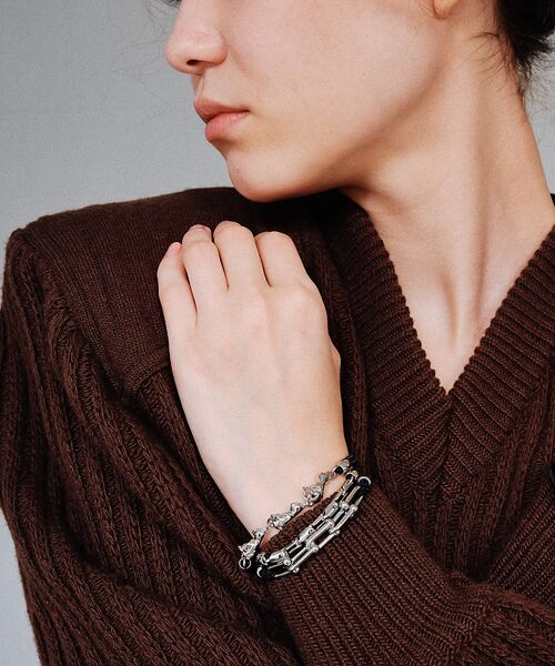 Rouge vif la cle / ルージュ・ヴィフ ラクレ ヘアアクセサリー | 【heyep／ヘイップ】キャット＆メタルパーツ ヘアタイ 3P CAT＆META | 詳細1