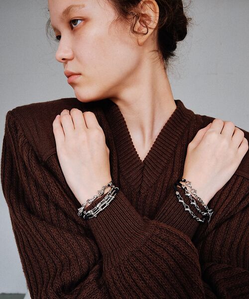 Rouge vif la cle / ルージュ・ヴィフ ラクレ ヘアアクセサリー | 【heyep／ヘイップ】キャット＆メタルパーツ ヘアタイ 3P CAT＆META | 詳細2