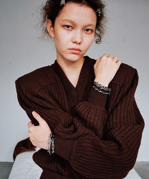 Rouge vif la cle / ルージュ・ヴィフ ラクレ ヘアアクセサリー | 【heyep／ヘイップ】キャット＆メタルパーツ ヘアタイ 3P CAT＆META | 詳細3