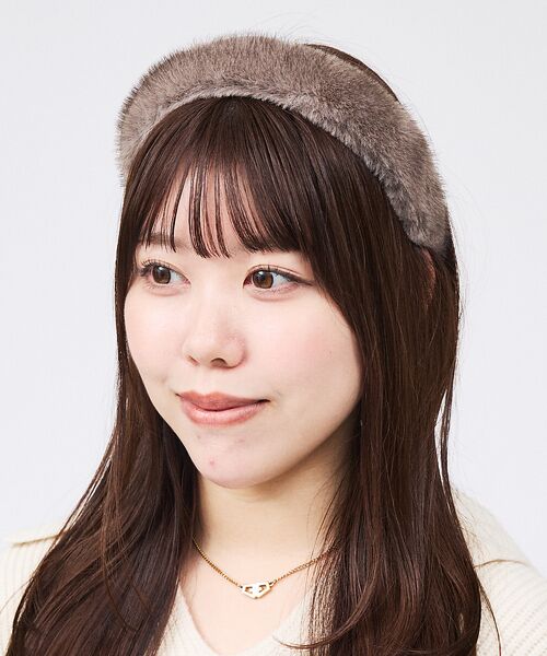 Rouge vif la cle / ルージュ・ヴィフ ラクレ ヘアアクセサリー | 【heyep／ヘイップ】ファーミンクヘアーバンド カチューシャ Faux Min | 詳細3