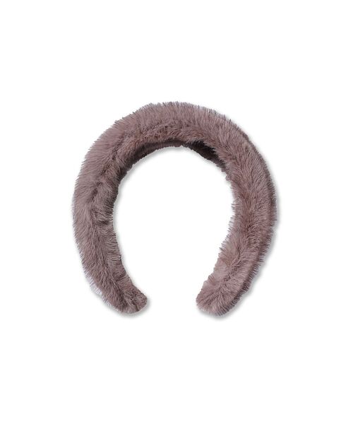 Rouge vif la cle / ルージュ・ヴィフ ラクレ ヘアアクセサリー | 【heyep／ヘイップ】ファーミンクヘアーバンド カチューシャ Faux Min | 詳細4