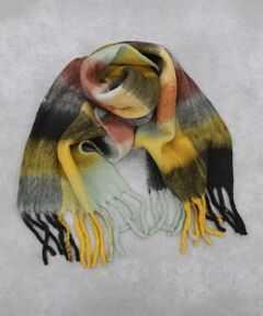 Rouge vif la cle / ルージュ・ヴィフ ラクレ マフラー・ショール・スヌード・ストール | チェックマフラー/40x180/マフラー大判/ロング/お出かけ