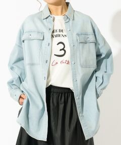 Rouge vif la cle / ルージュ・ヴィフ ラクレ シャツ・ブラウス | 【Healthy denim / ヘルシーデニム】Almond / デニムシャツ