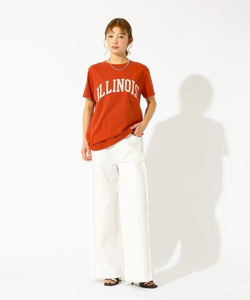 Rouge vif la cle / ルージュ・ヴィフ ラクレ Tシャツ | 【REMI RELIEF / レミレリーフ】LW加工T "ILLINOIS" / | 詳細20
