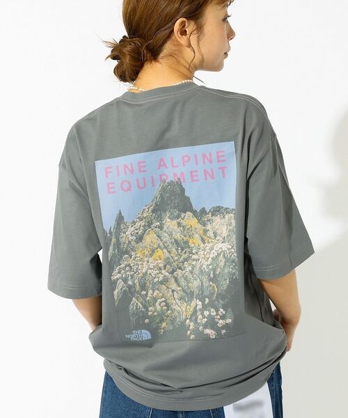 Rouge vif la cle / ルージュ・ヴィフ ラクレ Tシャツ | 【THE NORTH FACE/ノースフェイス】Mountain Flower（チャコールグレー）
