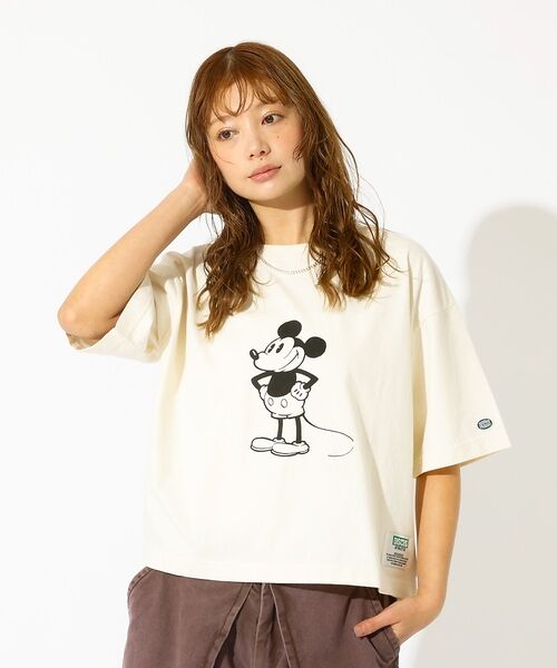 Rouge vif la cle / ルージュ・ヴィフ ラクレ Tシャツ | 【DISCUS/ディスカス】DISCUS×Disneyコラボ Tシャツ/半袖/デ | 詳細1