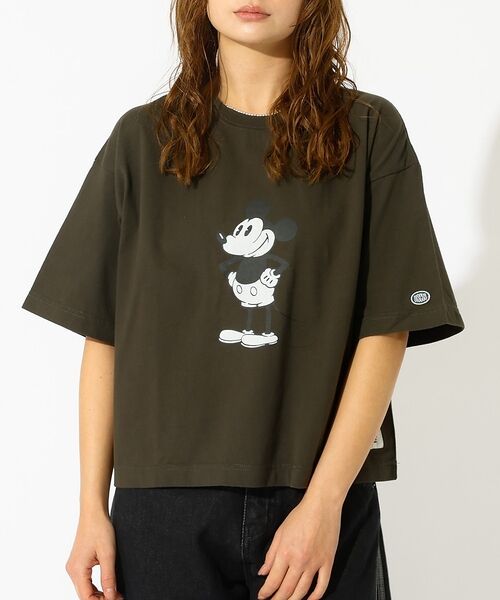 Rouge vif la cle / ルージュ・ヴィフ ラクレ Tシャツ | 【DISCUS/ディスカス】DISCUS×Disneyコラボ Tシャツ/半袖/デ（ブラック系その他1）